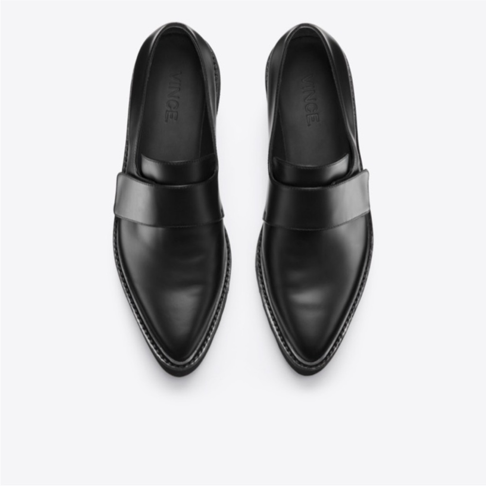 Vince Platform Leather Loafer NWOT